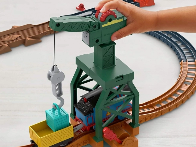 Tom et ses amis locomotive avec grue Charles et cargaison