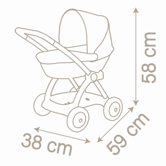 Poussette profonde pour poupées Baby Nurse