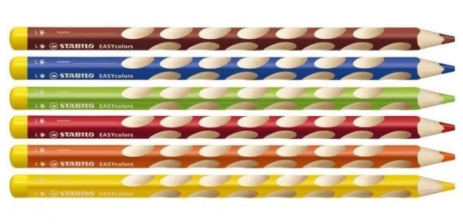 STABILO EASYstart set de 6 crayons de couleur pour gauchers