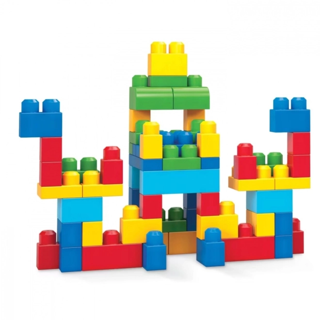 MEGA BLOKS grande pochette avec 60 gros blocs, rose