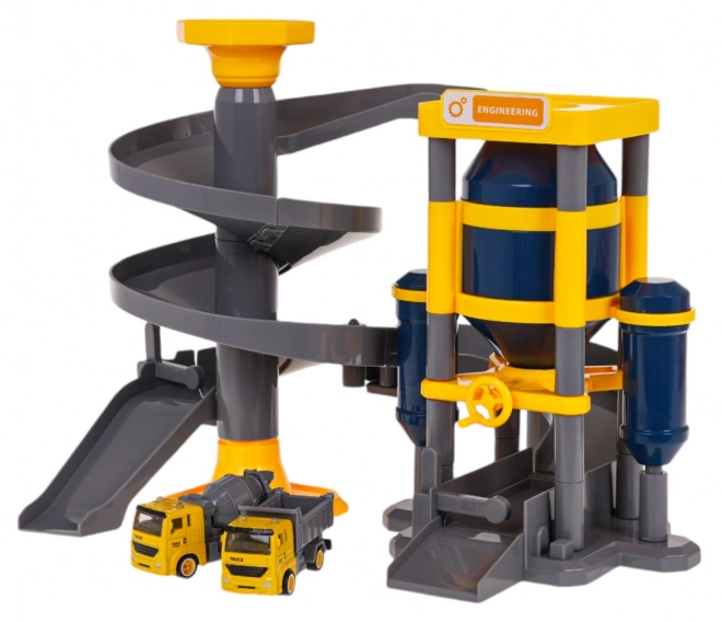 Piste de Construction avec Accessoires