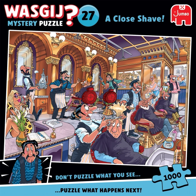 Puzzle Jumbo Wasgij Mystère 27: Rasage Approfondi 1000 Pièces
