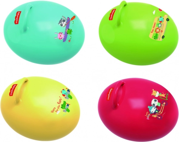 Balle sautante Fisher-Price en forme d’œuf