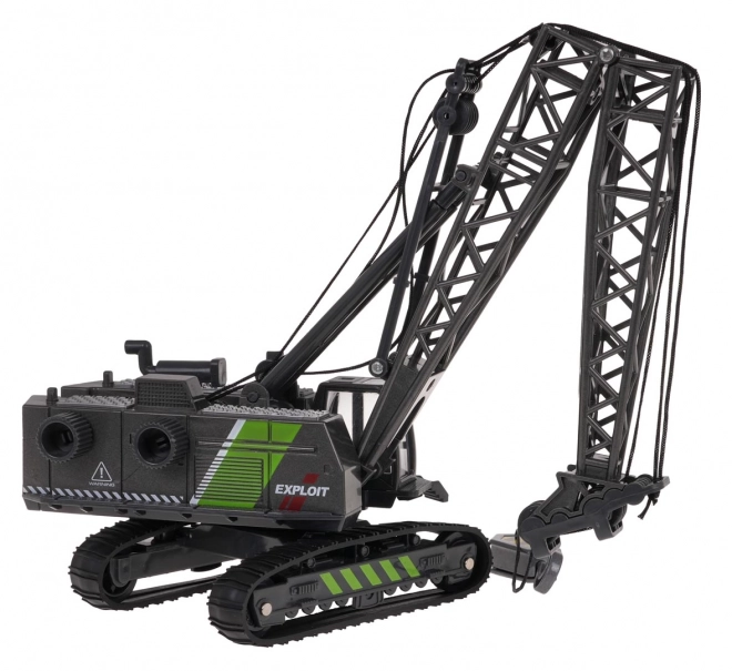 Grue métallique noir et vert