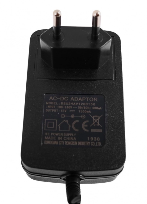 Chargeur 12V/1500mA pour véhicules électriques et batteries de jouets