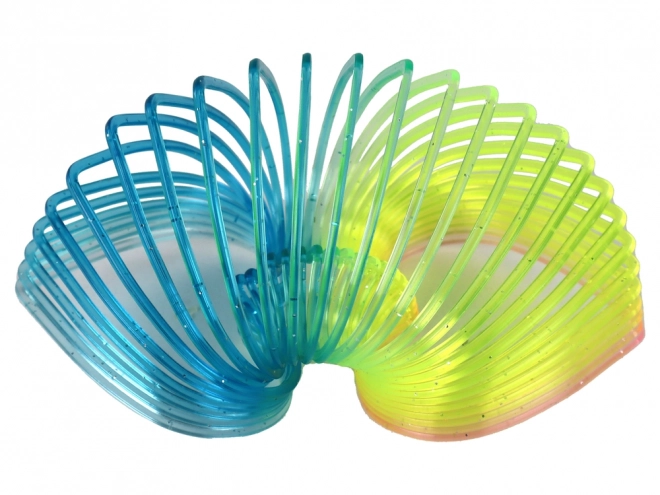 Gadget Calmant Coeur Arc-en-ciel à Paillettes 6 cm