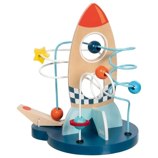 Lelin Toys labyrinthe de perles forestier