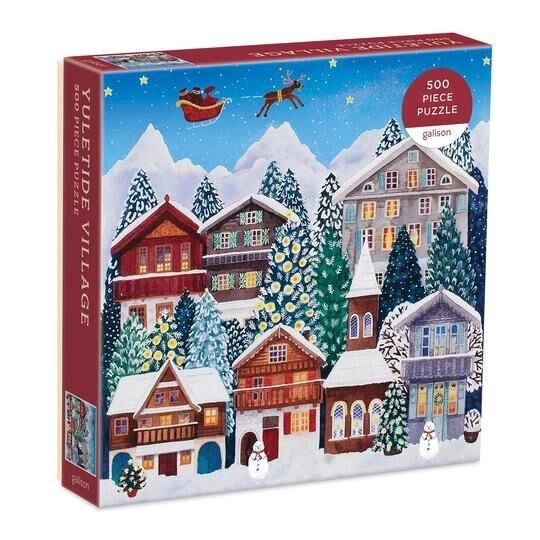 Puzzle village de Noël 500 pièces