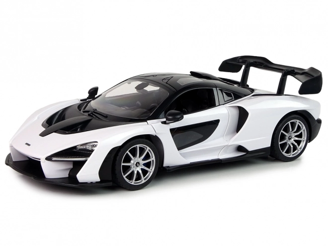 Auto R/C McLaren Senna Rastar 1:14 blanc avec télécommande
