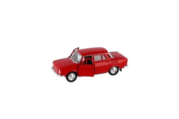 Voiture Welly Škoda 100 métal/plast 11cm 1:34 marche libre option 4 couleurs 15x7x7cm