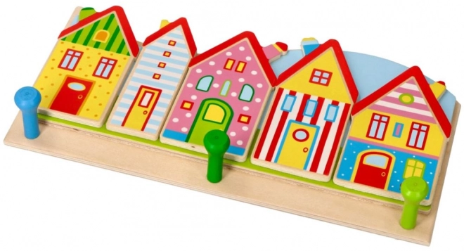 Maisons sur cintre pour vêtements