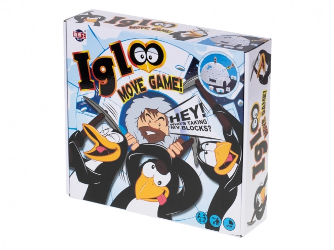 Jeu de société construis un igloo avec des pingouins