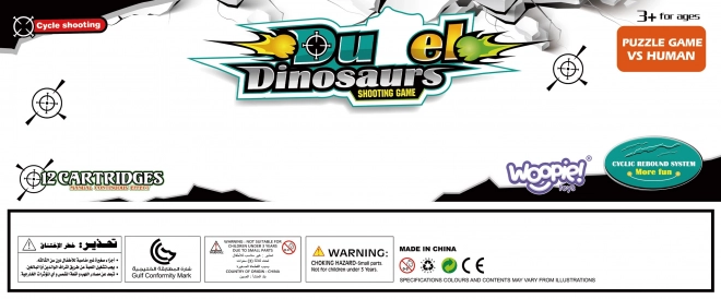 Jeu passionnant Bataille de dinosaures de Woopie