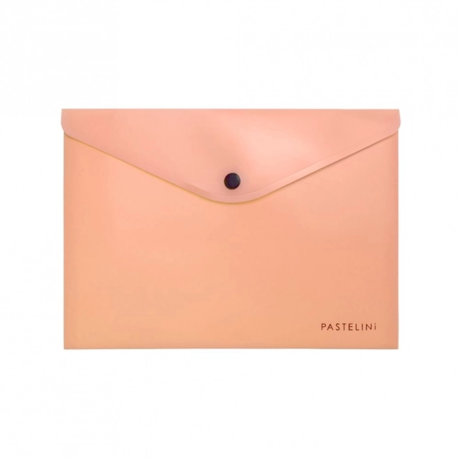 Enveloppe pochette pastel avec bouton pression A5