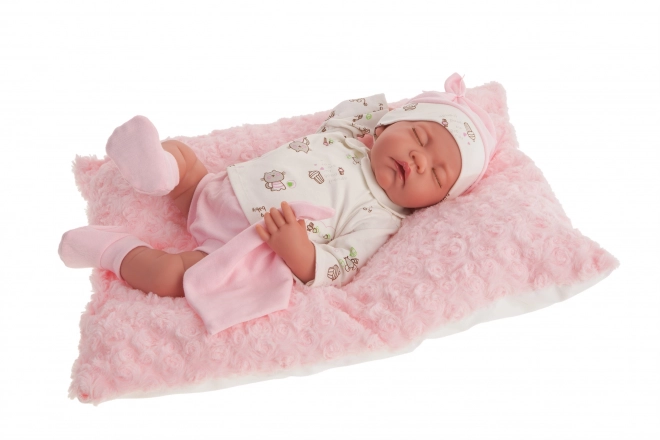 Poupée bébé réaliste Luna avec corps souple - 42 cm