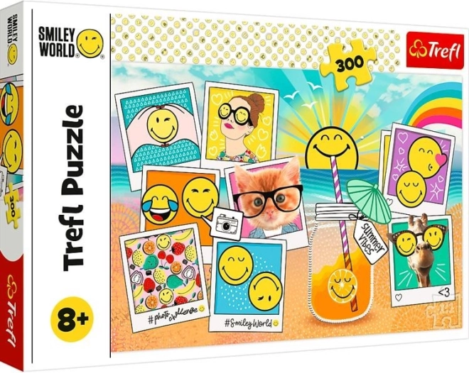 Puzzle 300 pièces Smiley en vacances