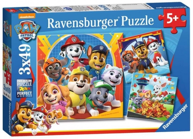 Puzzle Ravensburger Pat' Patrouille 3x49 pièces