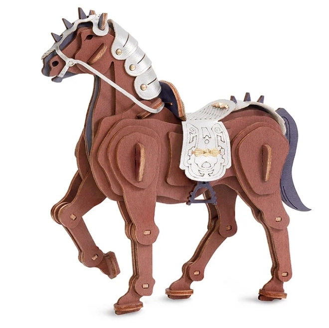 RoboTime Puzzle en Bois Cheval de Guerre