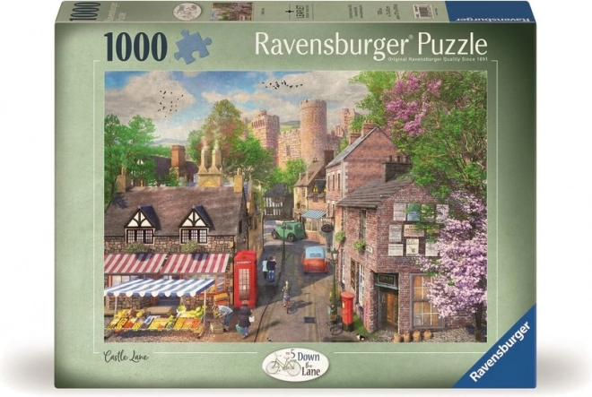 Puzzle Rue Pittoresque menant au château 1000 pièces