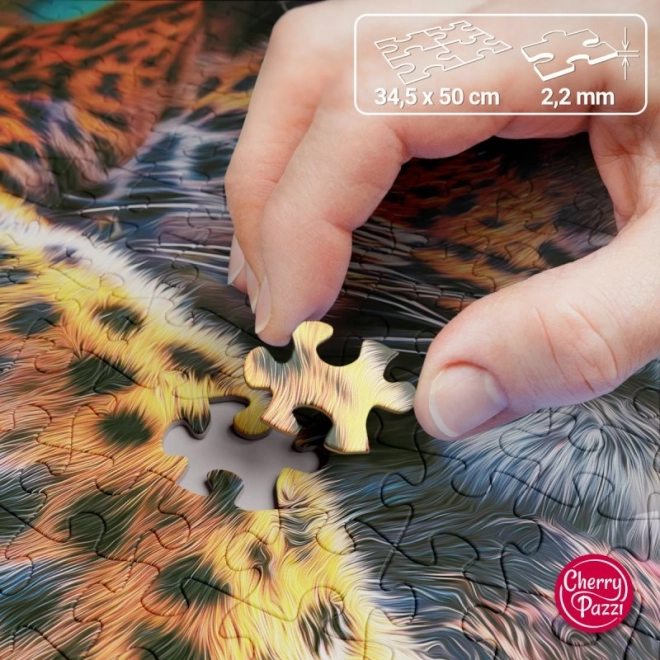 Puzzle Léopard couché 500 pièces