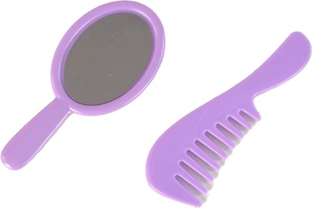 Miroir et peigne pour coiffures créatives