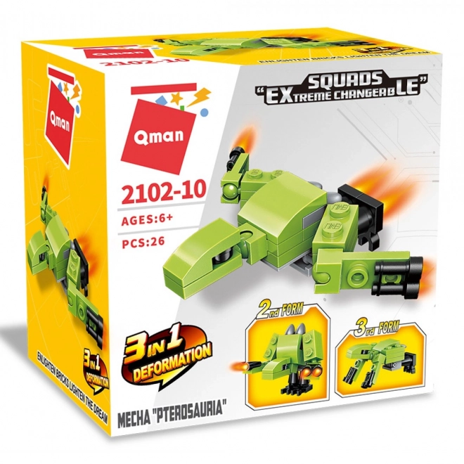 Qman Mecha Pterosauria 3v1 kit de construction