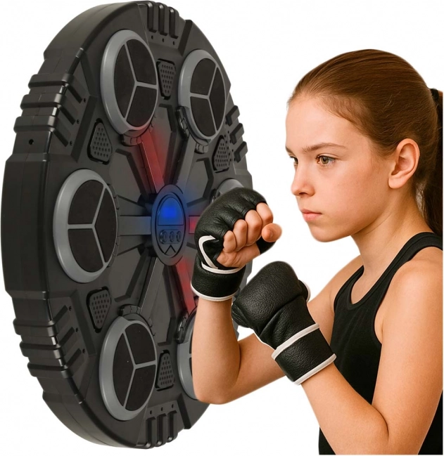 Cible d’entraînement de boxe murale avec musique Bluetooth et USB