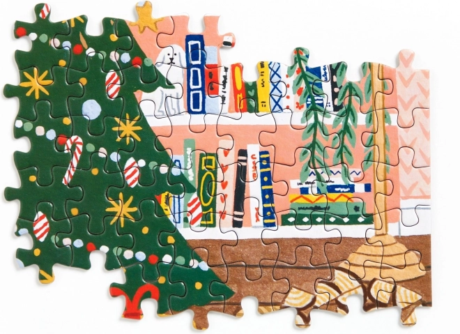 GALISON Calendrier de l'avent Puzzle chez soi pour Noël 12x42 pièces
