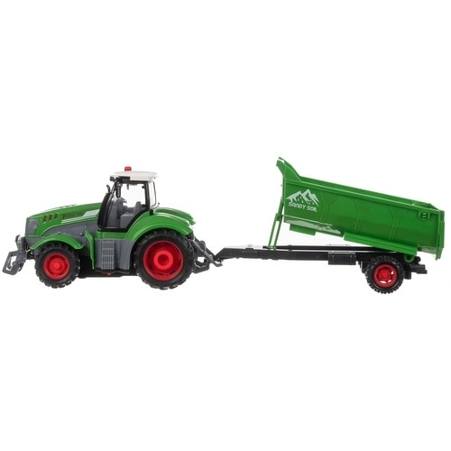 Tracteur télécommandé Kruzzel avec remorque