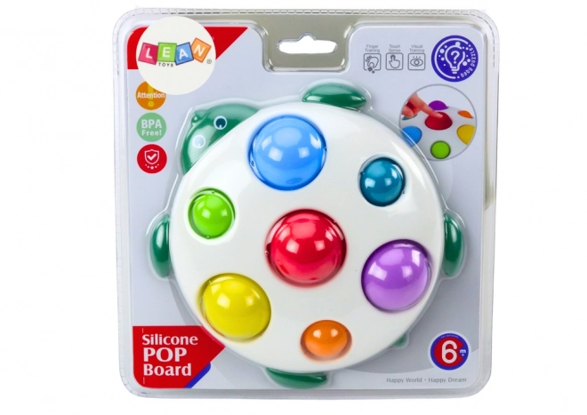 Tortue Sensorielle Jouet Éducatif Plateau Pop-It Cartes