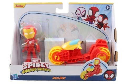 Marvel Spidey et ses Amis - Iron Man avec Moto
