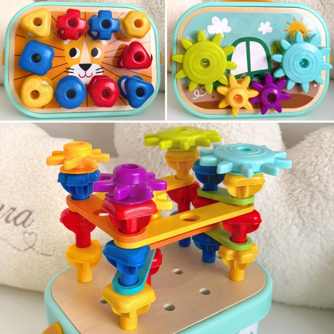 Woopie Green Construction Box Moteur Montessori 12v1