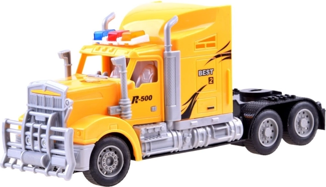Éclairage spectaculaire du camion