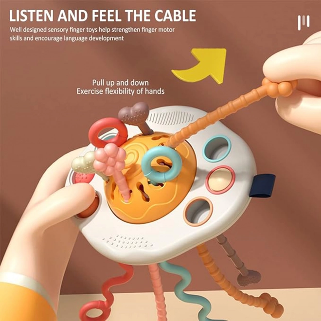 Woopie jouet sensoriel Montessori hochet de dentition UFO