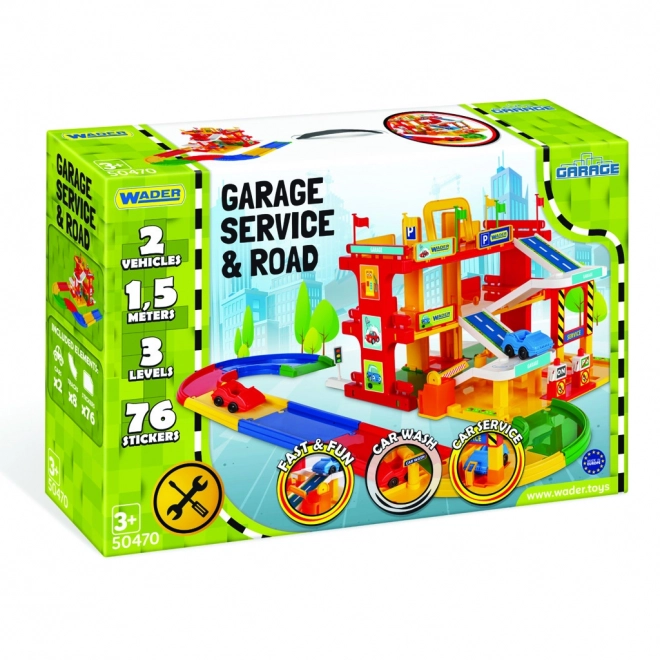 Service de Garage avec route de Wader