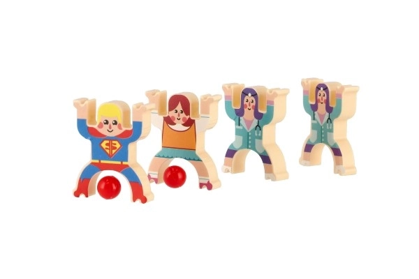 Jeu de balance mini Hercule en plastique 26 pièces 3 couleurs dans une boîte 21x19x3,5cm