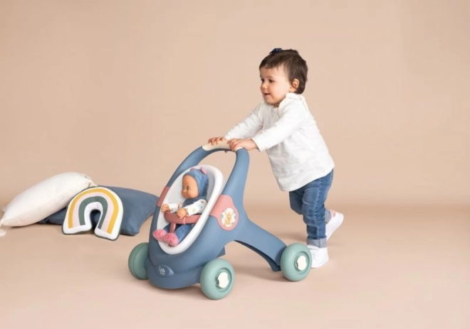 Smoby trotteur 3 en 1 avec poupée