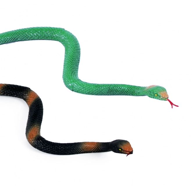 Serpent en gomme 76 cm - Quatre couleurs différentes