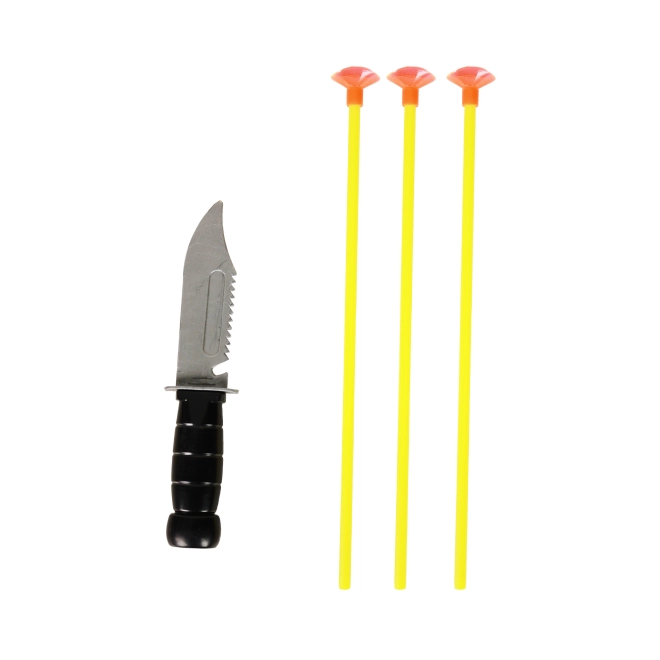 Kit complet avec couteau et étui pour flèches