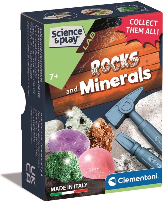 CLEMENTONI Science & Play Mini kit Géologique : Roches et minéraux