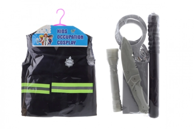 Costume de policier avec gilet