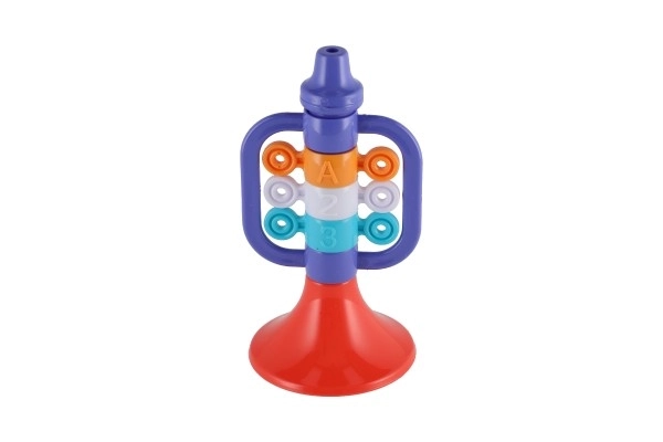 Instruments de musique/ensemble plastique 5pcs dans une boîte 2 couleurs en sac 27,5x28cm 3m+
