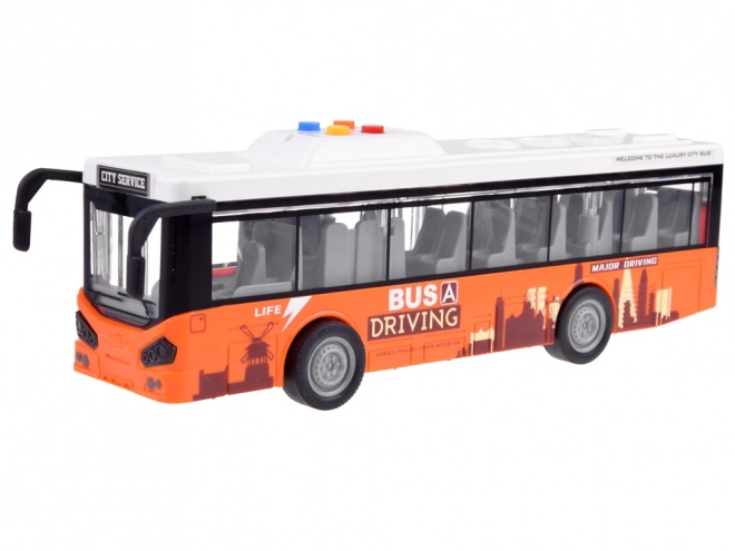 Grand bus avec sons et lumières
