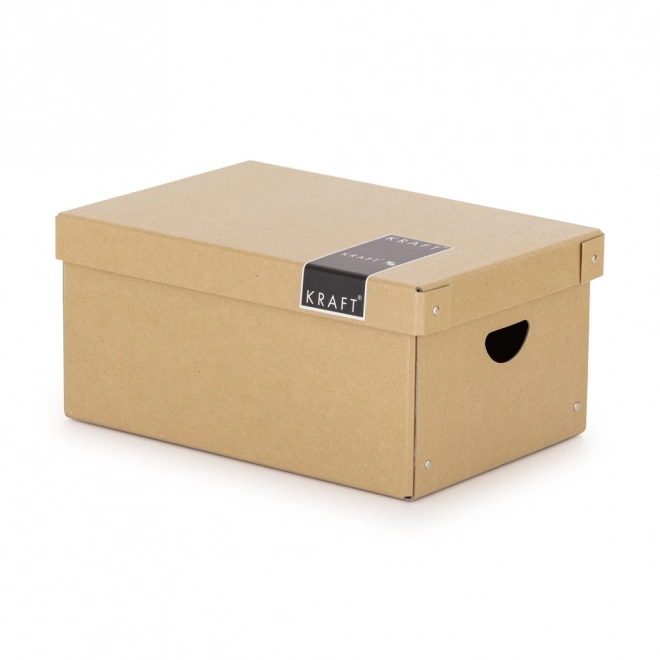 Grande boîte laminée KRAFT Nature