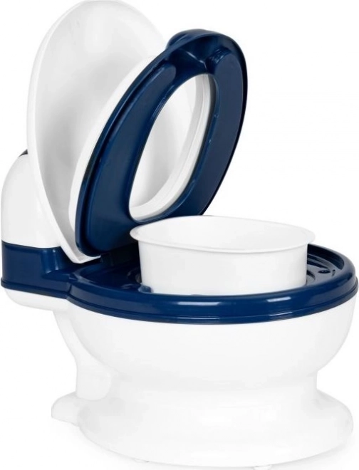 ECOTOYS Pot - Toilettes pour enfants - blanc, bleu