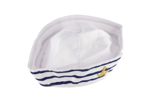 casquette en tissu marin diamètre 27cm en sachet carnaval