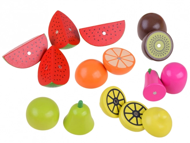 Grande boîte magnétique en bois pour couper les légumes et fruits ZA4121