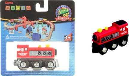 Maxim locomotive à vapeur – rouge