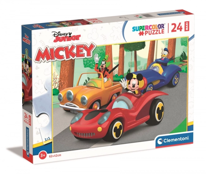 Puzzle Clementoni Mickey en excursion maxi 24 pièces