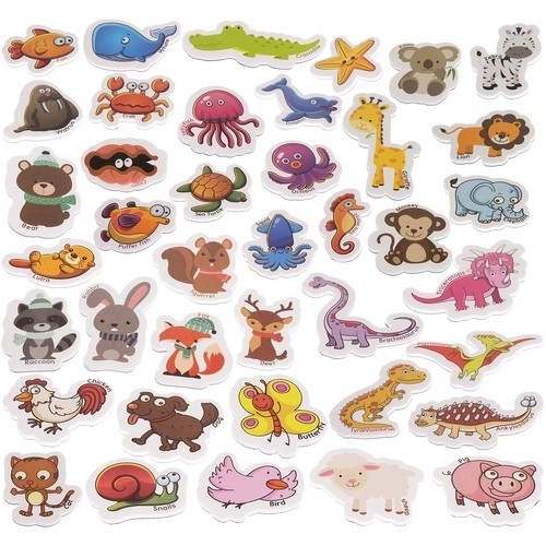 Aimants pour réfrigérateur - animaux 42 pcs